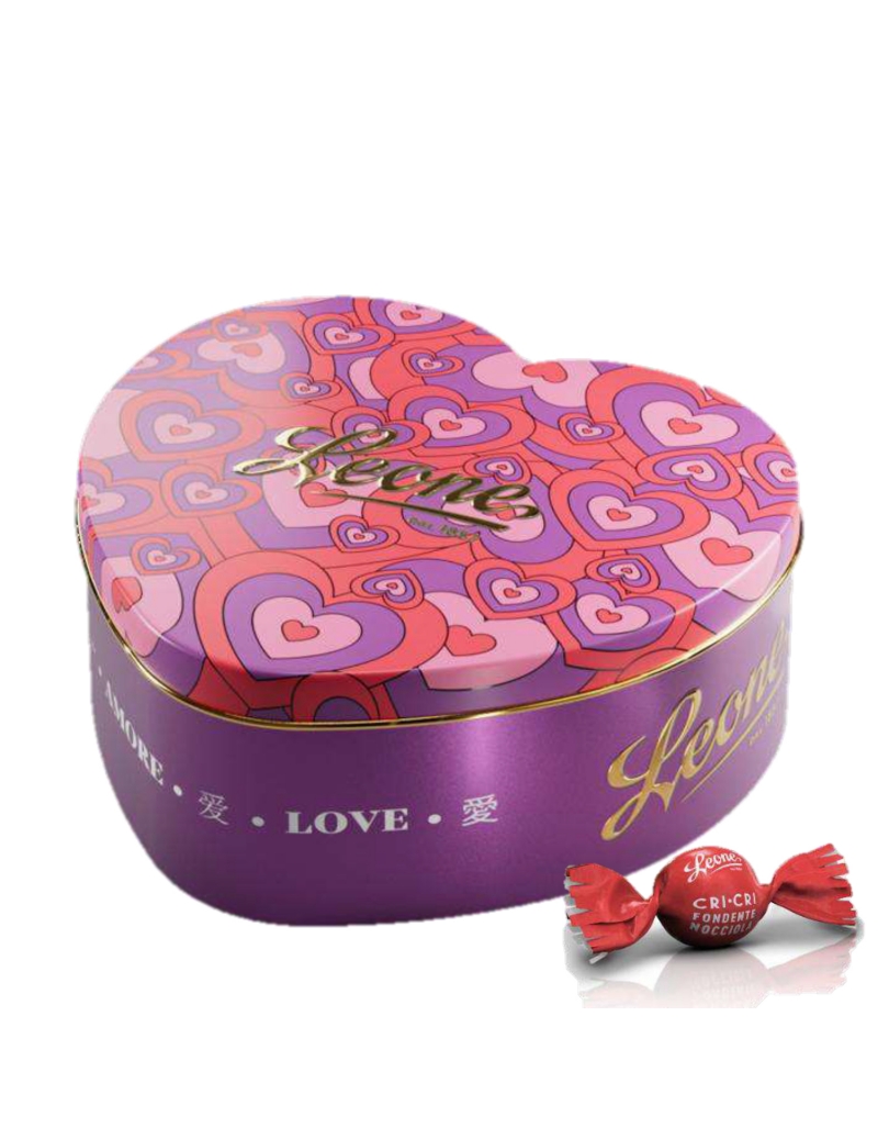 Leone Latta CUORE Crì Crì Fondente alla Nocciola
