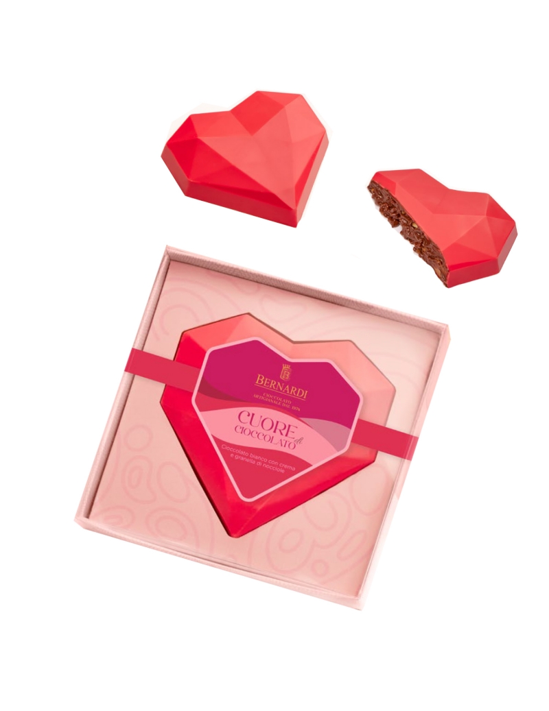Bernardi Cuore Ripieno con Crema e Granella di Nocciola