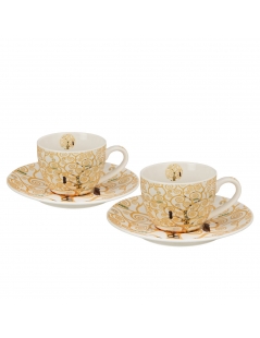 Tazzine Caffè con piattino "L'albero della Vita" G.K. Gift Box