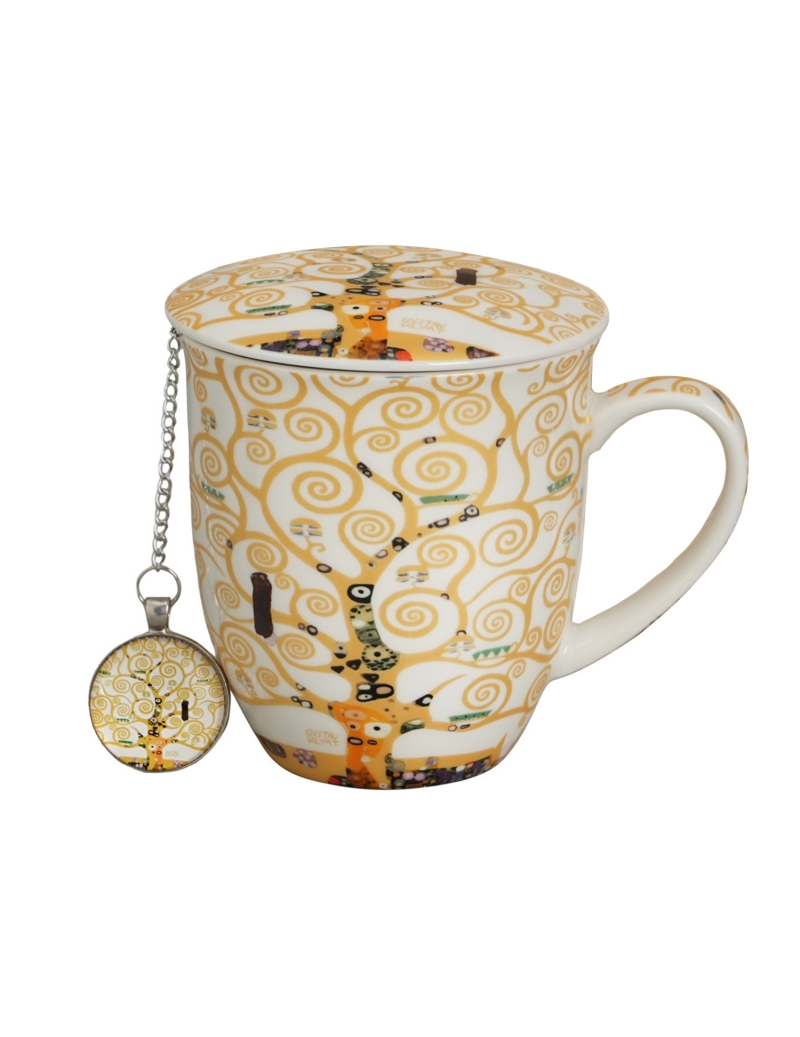 Mug + Filtro Ciondolo "Albero della Vita" in confezione Regalo