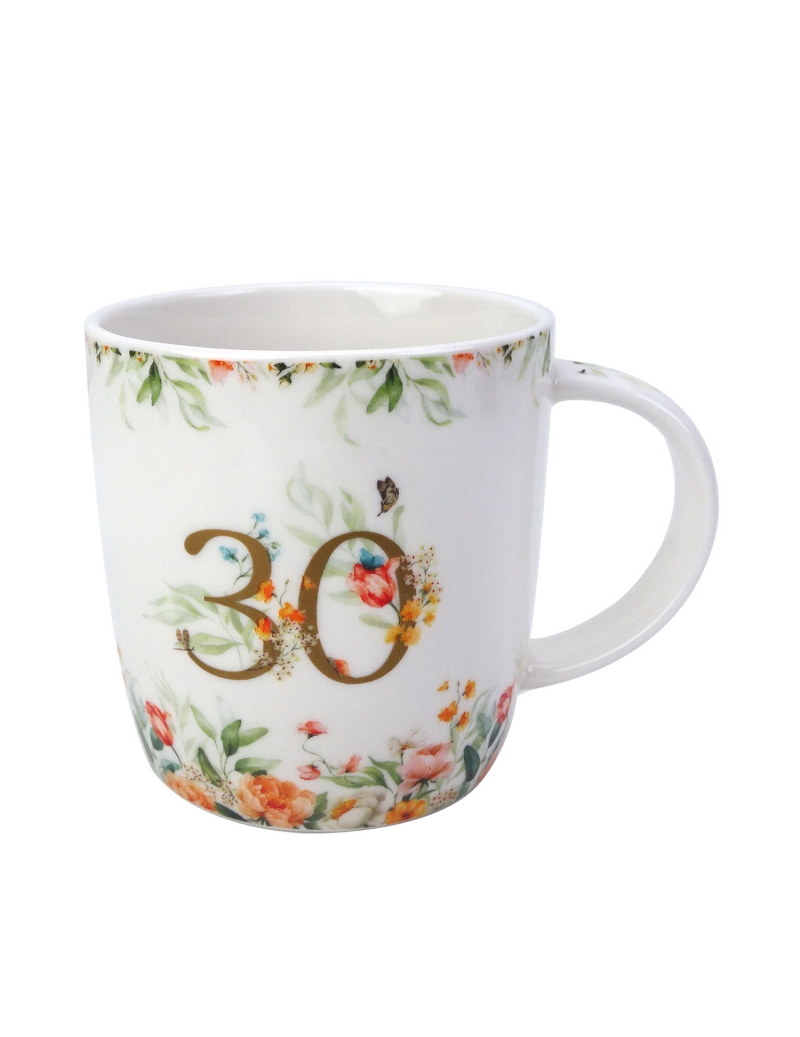 Mug Compleanno "30" in Scatola con Fiocco