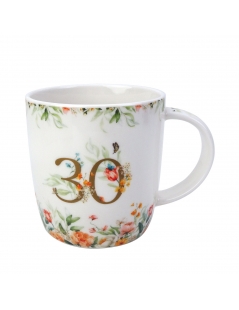 Mug Compleanno "30" in Scatola con Fiocco