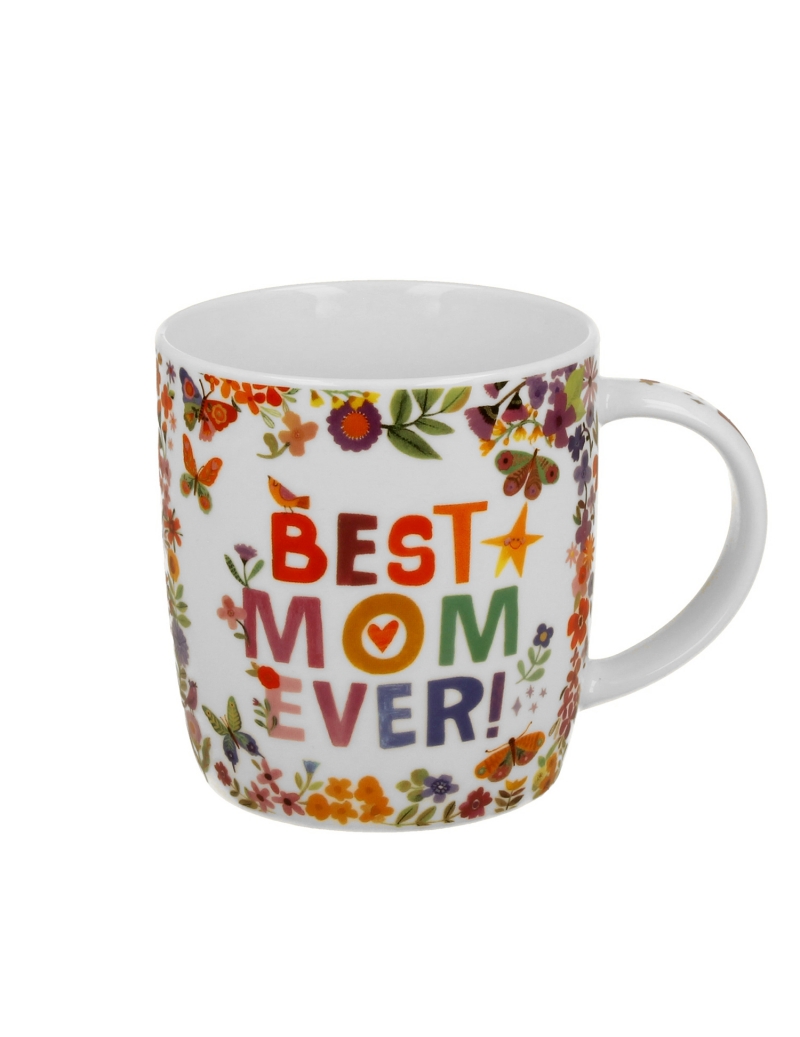 Mug "Best Mom" in Scatola con Fiocco