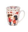 Infusiera "Coppia Innamorata" in confezione Regalo