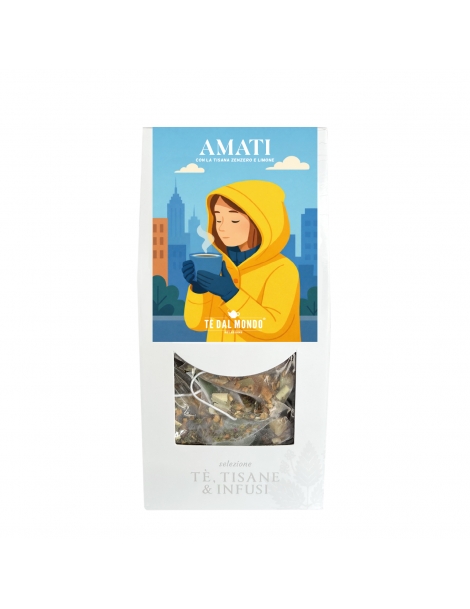 AMATI, Tisana Zenzero & Limone in filtri piramidali