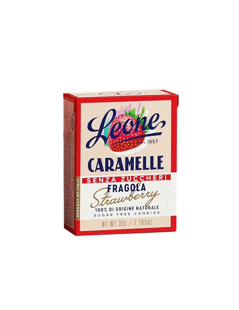 Leone Caramelle Fragola Senza Zucchero - Senza Glutine