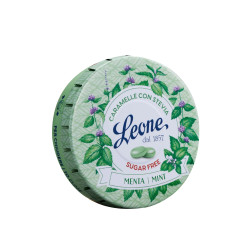 Leone Caramelle con Stevia Astuccio Click Clack Gusto Menta