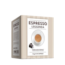 Capsule Compatibili Nespresso, Espresso Leggenda Caffitaly