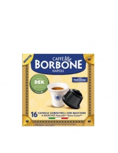Capsule Dolce Gusto miscela Decaffeinata, Caffè Borbone
