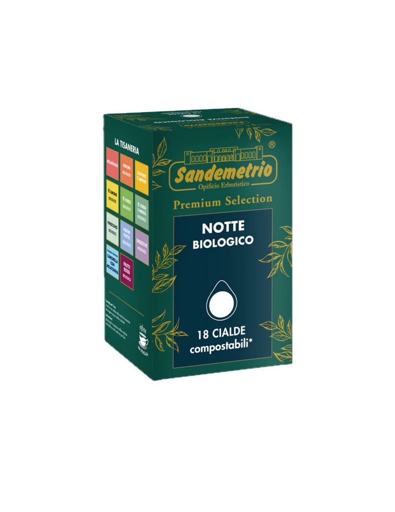 Sandemetrio astuccio 18 Cialde Notte Bio