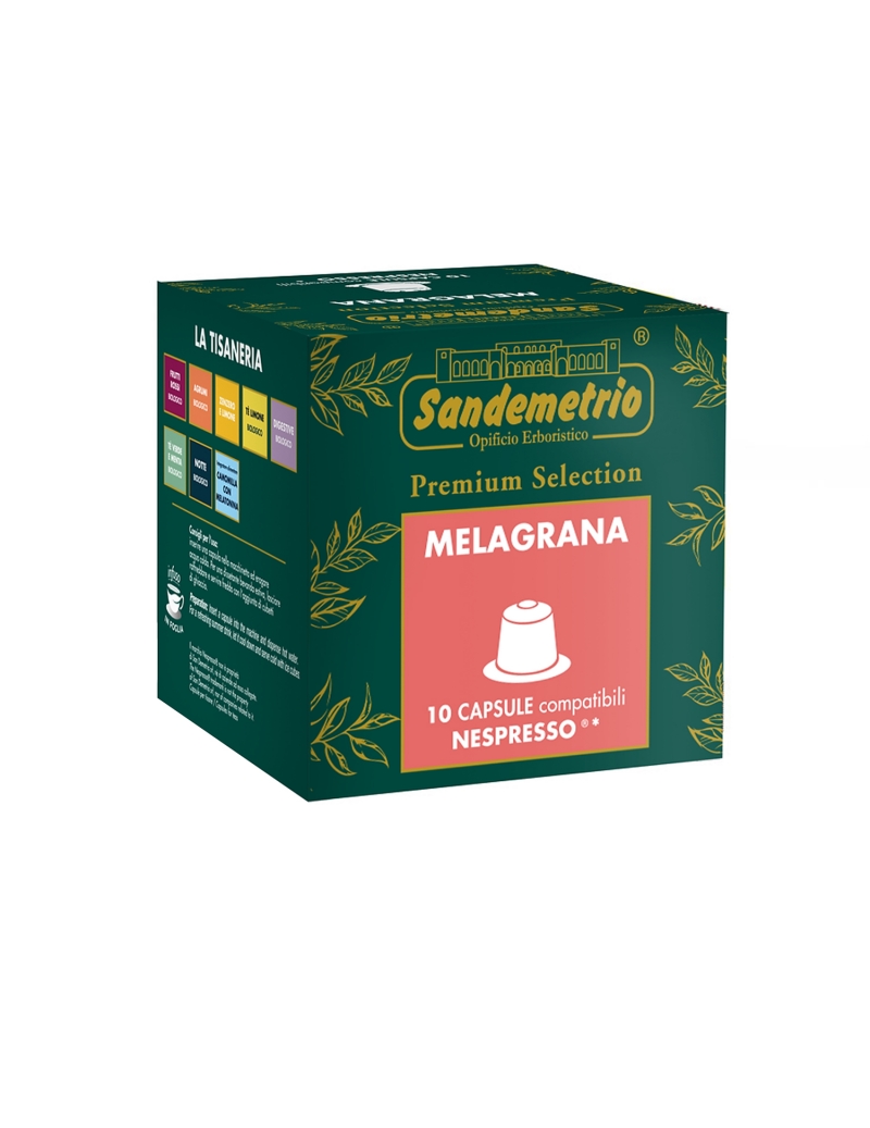 Sandemetrio - Capsule compatibili nespresso infuso melagrana