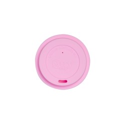 Tappo Quy Cup Rosa in Silicone per Tazzina Caffè