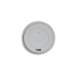 Tappo Quy Cup Grigio Chiaro in Silicone per Tazzina Caffè