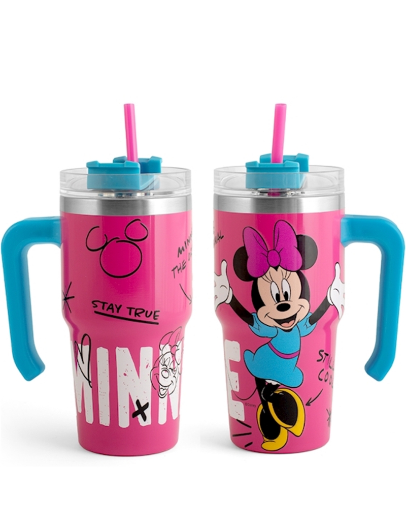 Mug Termica + Cannuccia Minnie Still cool, 600ml