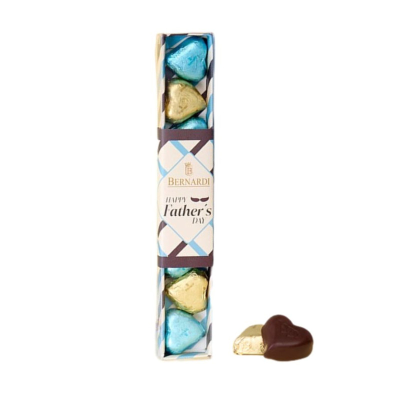 Stecca Cuori di cioccolatini per la Festa del Papà, Bernardi