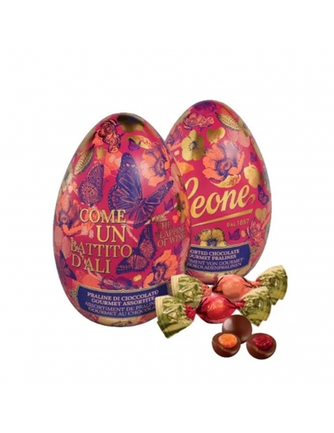 Latta Uovo con Praline Gourmet Assortite, Leone