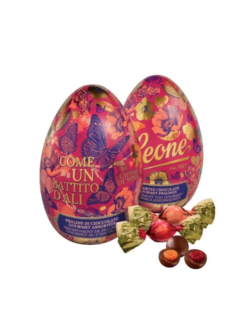 Latta Uovo con Praline Gourmet Assortite, Leone