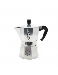 Mokina Express mezza Tazza Argento Omino Italia, Bialetti