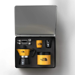 Set Moka Express The North Face, 3 tazze +2 Bicchieri + caffè