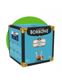 Caffè Borbone 50 capsule compatibili Bialetti, Miscela decaffeinata