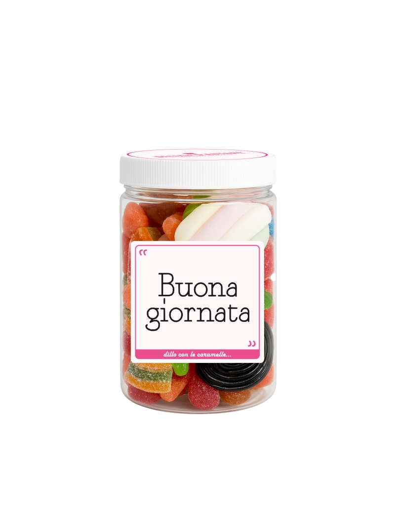 Candy Lovers Dillo Con Le Caramelle "Buona Giornata" Barattolo 200g