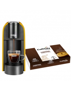 Macchina Caffitaly Volta S36R.3 Giallo, in omaggio 48 capsule Caffitaly