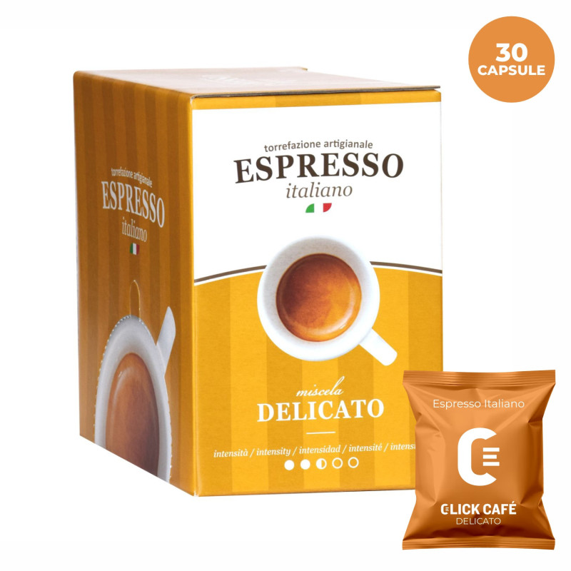 Capsule di caffè compatibili con Espresso point, miscela Delicato
