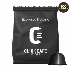 Click Café 100 Capsule Dolce Gusto - Forte