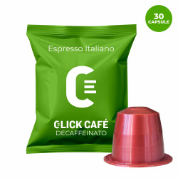 Click Café 30 Capsule compatibili Nespresso - Decaffeinato