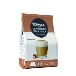 Capsule compatibili Dolce Gusto Cappuccino alla nocciola, Toraldo