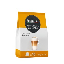 Capsule compatibili Dolce Gusto caffè macchiato al caramello, Toraldo