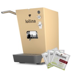 Macchina per caffè a cialde Lollina Avorio + 40 cialde Omaggio