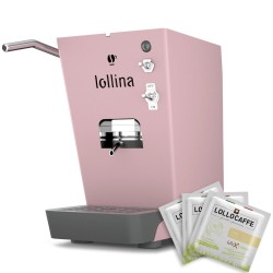Macchina per caffè a cialde Lollina Rosa + 40 cialde Omaggio