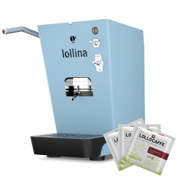 Macchina per caffè a cialde Lollina Turchese + 40 cialde omaggio