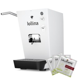 Macchina per caffè a cialde Lollina Bianca + 40 cialde omaggio