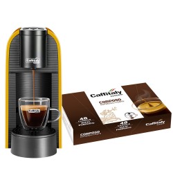 Macchina Caffitaly Volta S36R.3 Giallo, in omaggio 48 capsule Caffitaly