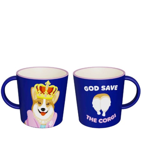 Tazza Mug Nina "GodSave the Corg", Quy Cup