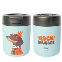 Bicchiere Termico Gazzozzolo Rock Sausage, Quy Cup 350 ml