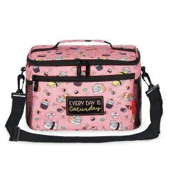 Borsa Porta Pranzo Sushi Cat con zip, Legami