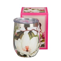Bicchiere Termico "MAGNOLIA" in acciaio inox