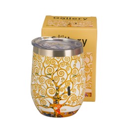 Bicchiere Termico "ALBERO DELLA VITA" in acciaio inox