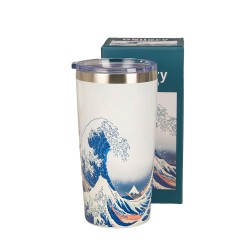Tazza termica La grande onda in acciaio inox