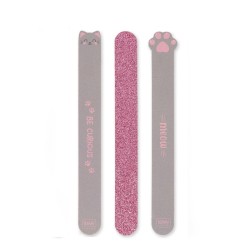 Set di 3 Lime per Unghie, Kitty