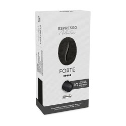 Capsule Alluminio Compatibili Nespresso Caffitaly, Forte