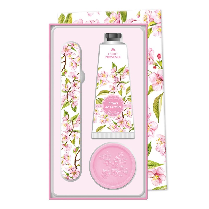 Esprit Provence Cofanetto Mani FIORI DI CILIEGIO - Crema Lima Sapone