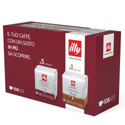 Promo Box Illy Iperespresso5x18 Cps INTENSO + 1x18 Cps BRASILE