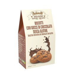 Biscotti al Cacao con Gocce di Cioccolato Senza Glutine, Naturotti