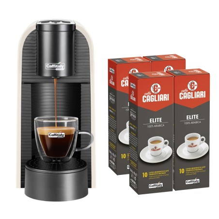 Macchina Caffitaly Volta S36R.3 Bianca con 48 capsule caffitaly in omaggio