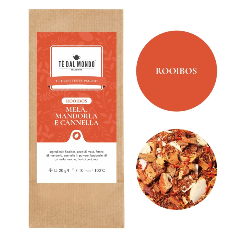 Tè Rooibos con Mela, Mandorla e Cannella