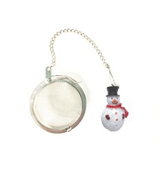 FILTRO CON CIONDOLO PUPAZZODI NEVE DIAMETRO 5 CM